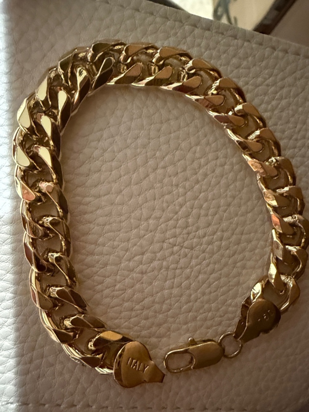 Gold Filled Cuban Link Bracelet - 8”